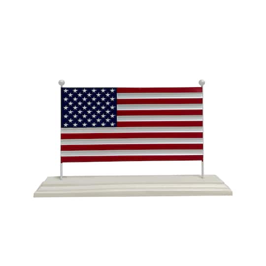 9.8&#x22; Red, White &#x26; Blue Stars &#x26; Stripes Tabletop Accent by Celebrate It&#x2122;